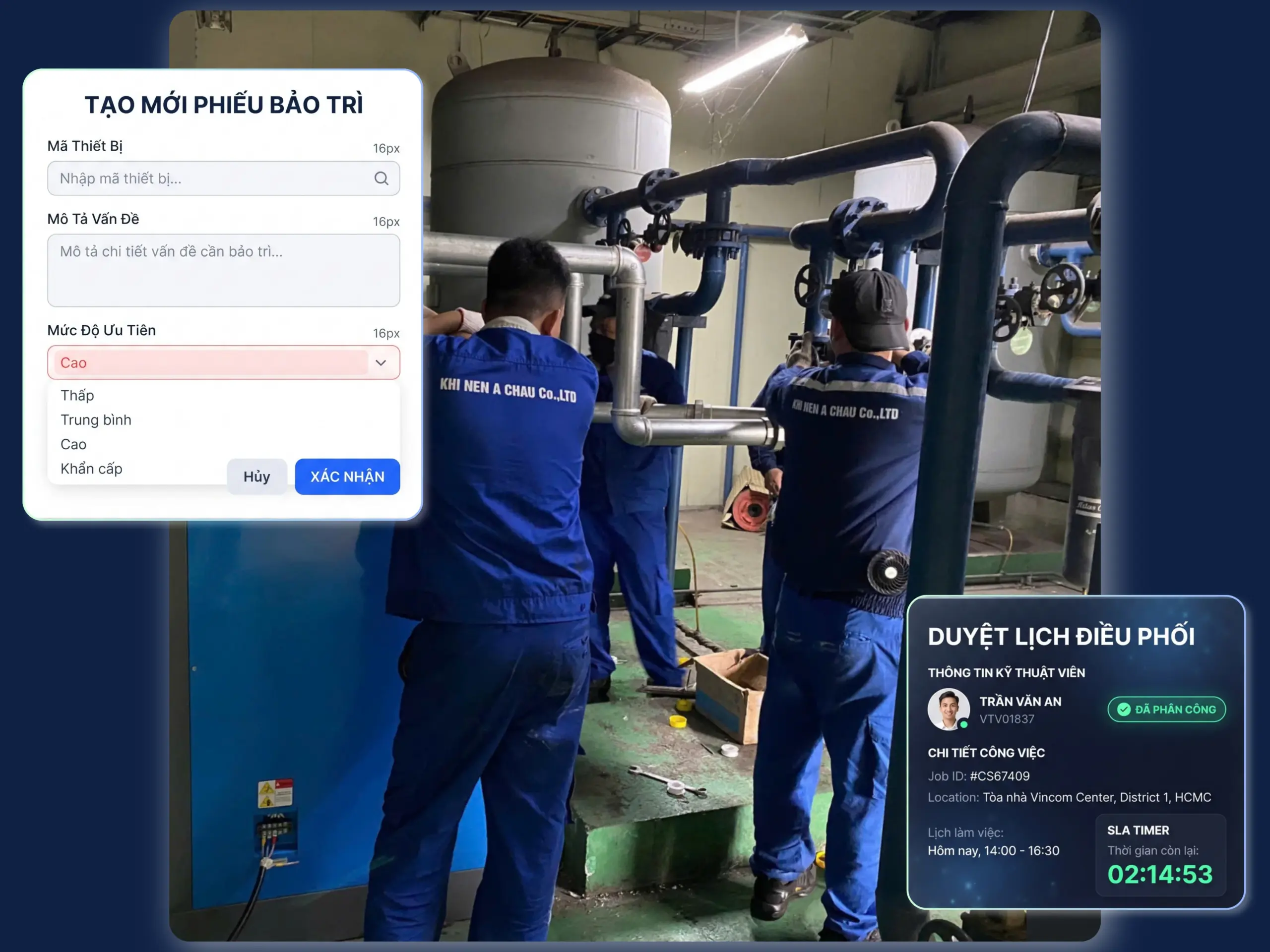 Dịch vụ kỹ thuật bảo trì