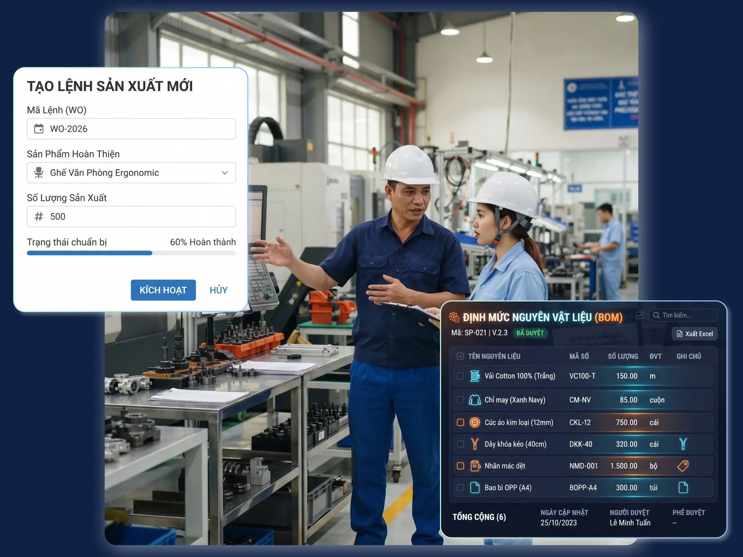 Xưởng gia công sản xuất